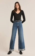 Load image into Gallery viewer, Z Supply-avala L/s So Smooth Top Black