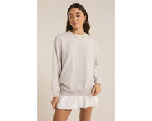 Load image into Gallery viewer, Z Supply- Oversized Sweatshirt Light Gray
