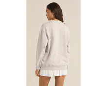 Load image into Gallery viewer, Z Supply- Oversized Sweatshirt Light Gray