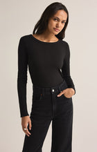 Load image into Gallery viewer, Z Supply-variegated Layer Top Black