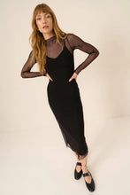 Load image into Gallery viewer, PROJECT SOCIAL T-SHIBON LAYERED MESH DRESS