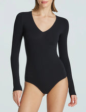 Load image into Gallery viewer, Commando- Bb Center Seam Bodysuit Black