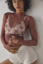 Load image into Gallery viewer, Free People mesh fitted top