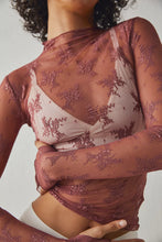 Load image into Gallery viewer, Free People mesh fitted top