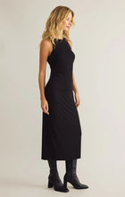 Load image into Gallery viewer, Z SUPPLY-ADISON MIDI DRESS BLACK