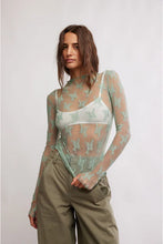 Load image into Gallery viewer, Free People mesh fitted top