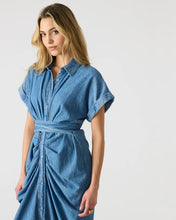 Load image into Gallery viewer, STEVE MADDEN-TORI DRESS CHAMBRAY BLUE