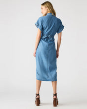 Load image into Gallery viewer, STEVE MADDEN-TORI DRESS CHAMBRAY BLUE