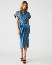 Load image into Gallery viewer, STEVE MADDEN-TORI DRESS CHAMBRAY BLUE
