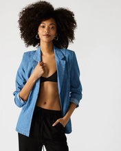 Load image into Gallery viewer, Steve Madden-payton Blazer Chambray Blue