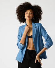 Load image into Gallery viewer, Steve Madden-payton Blazer Chambray Blue