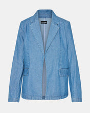 Load image into Gallery viewer, STEVE MADDEN-PAYTON BLAZER CHAMBRAY BLUE