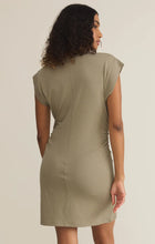 Load image into Gallery viewer, Z SUPPLY-CAMINO MINI DRESS DUSTY PALM
