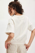 Load image into Gallery viewer, Free People-so Easy Sweatshirt Ivory