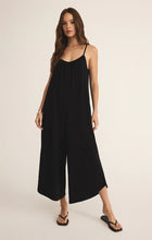 Load image into Gallery viewer, Z SUPPLY-TEXTURED FLARED JUMPSUIT BLACK