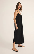 Load image into Gallery viewer, Z SUPPLY-TEXTURED FLARED JUMPSUIT BLACK