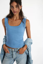 Load image into Gallery viewer, Free People-hummingbird Tee Allure Blue