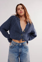 Load image into Gallery viewer, Free People- Sweet Nothing Cardi Navy