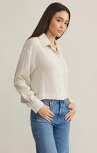 Load image into Gallery viewer, Z Supply Del Mar natural striped shirt for Women