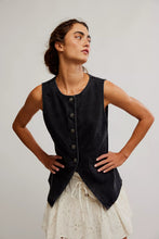 Load image into Gallery viewer, Free People denim layering vest