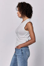 Load image into Gallery viewer, Dear John- Zo Raw Edge Tank Dawn Blue