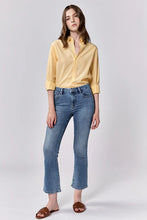 Load image into Gallery viewer, DEAR JOHN-JEANNE MID RISE CROPPED FLARE JEANS TEKAPO