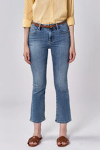 Load image into Gallery viewer, DEAR JOHN-JEANNE MID RISE CROPPED FLARE JEANS TEKAPO