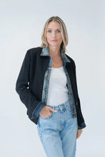 Load image into Gallery viewer, Six Fifty-mixed Media Denim Jacket Clarissa