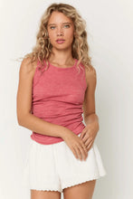 Load image into Gallery viewer, Project Social T- Cristalla Mixed Rib Tank