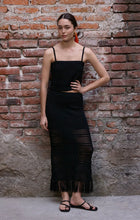 Load image into Gallery viewer, Z SUPPLY-FLYNN CROCHET MIDI SKIRT BLACK