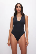 Load image into Gallery viewer, Good American-scuba Deep V Neck Bodysuit