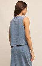 Load image into Gallery viewer, Z Supply-sloane Jersey Denim Muscle Top
