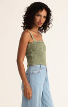 Load image into Gallery viewer, Z Supply Amelie Smocked Linen Crop Top
