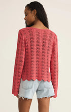 Load image into Gallery viewer, Z SUPPLY- AZURA CROCHET SWEATER