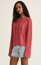 Load image into Gallery viewer, Z SUPPLY- AZURA CROCHET SWEATER