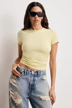 Load image into Gallery viewer, GOOD AMERICAN-SUPER STRETCH BABY TEE LEMON