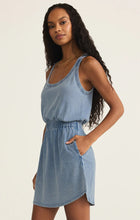 Load image into Gallery viewer, Z SUPPLY-KEEGAN JERSEY DENIM MINI DRESS