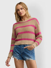 Load image into Gallery viewer, Z SUPPLY-BROADBEACH STRIPED SWEATER