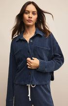 Load image into Gallery viewer, Z SUPPLY-ALL DAY CROPPED KNIT DENIM JACKET