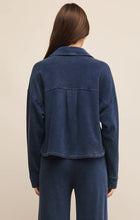 Load image into Gallery viewer, Z SUPPLY-ALL DAY CROPPED KNIT DENIM JACKET