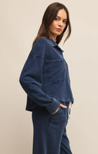 Load image into Gallery viewer, Z SUPPLY-ALL DAY CROPPED KNIT DENIM JACKET