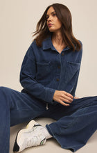 Load image into Gallery viewer, Z SUPPLY-ALL DAY CROPPED KNIT DENIM JACKET