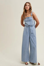 Load image into Gallery viewer, WISHLIST-DRAWSTRING WIDELEG OVERALL