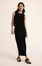 Load image into Gallery viewer, Z SUPPLY-GAIL MIDI SKIRT TRUE BLACK