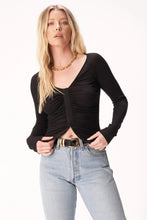 Load image into Gallery viewer, Project Social T ruched long sleeve top