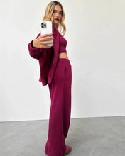 Load image into Gallery viewer, FLORENCE BY MILLS-COZY CRUSH WIDE LEG PANT