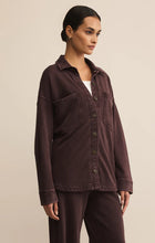 Load image into Gallery viewer, Z SUPPLY-ALL DAY KNIT JACKET IN CHOCOLATE CHERRY