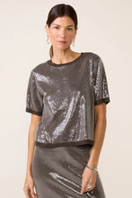 Load image into Gallery viewer, SANCTUARY-SPARKLE SEQUIN SWEATER INK