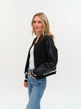 Load image into Gallery viewer, SIX FIFTY-YORK FAUX SHEARLING BOMBER JACKET