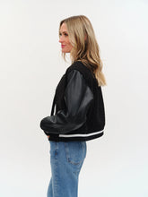 Load image into Gallery viewer, SIX FIFTY-YORK FAUX SHEARLING BOMBER JACKET